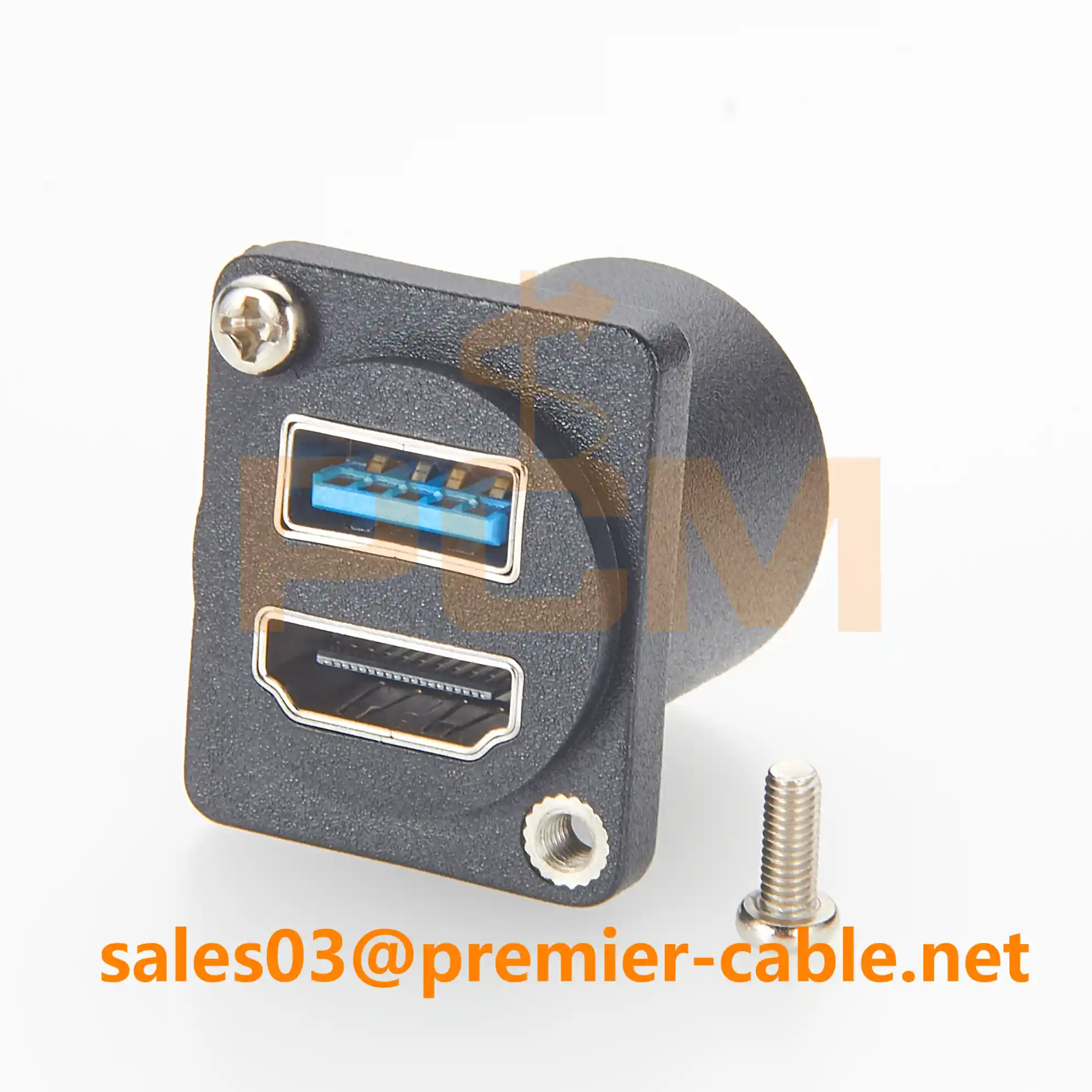 HDMI USB-A Panel Mount Adapter HDMI USB-A Panel Mount Adapter