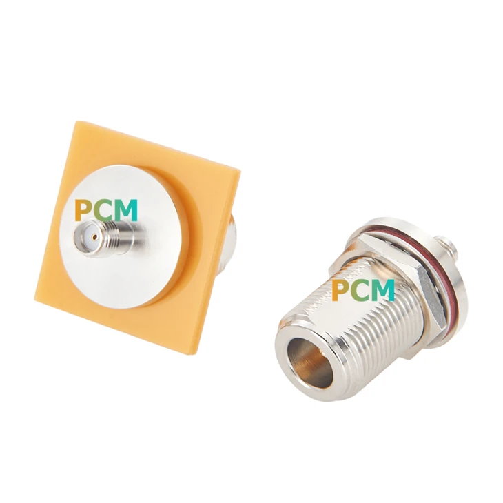 SMA Female To N-Type Female Panel Mount Adapter
