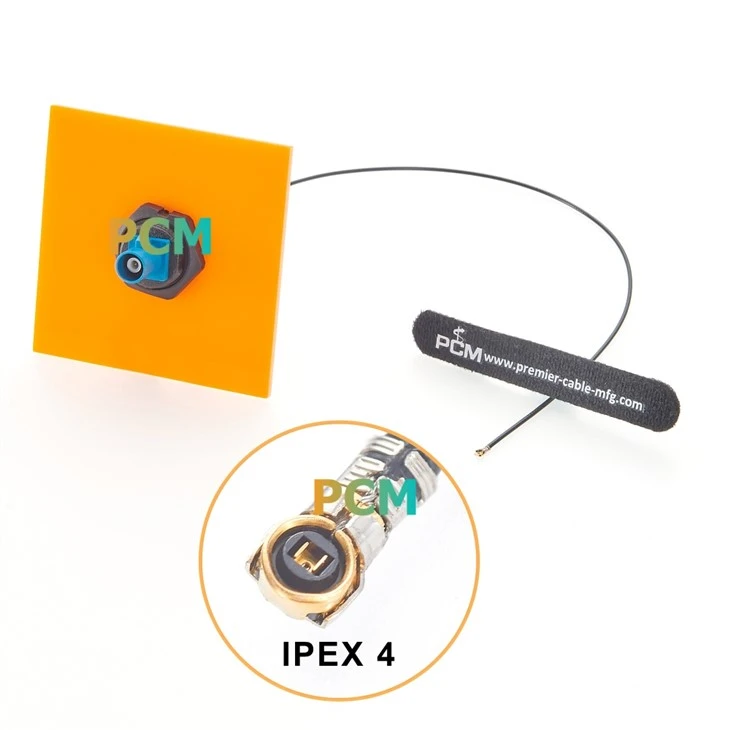 IPEX4 to Fakra Panel Mount Coaxial Cable RG113 factory