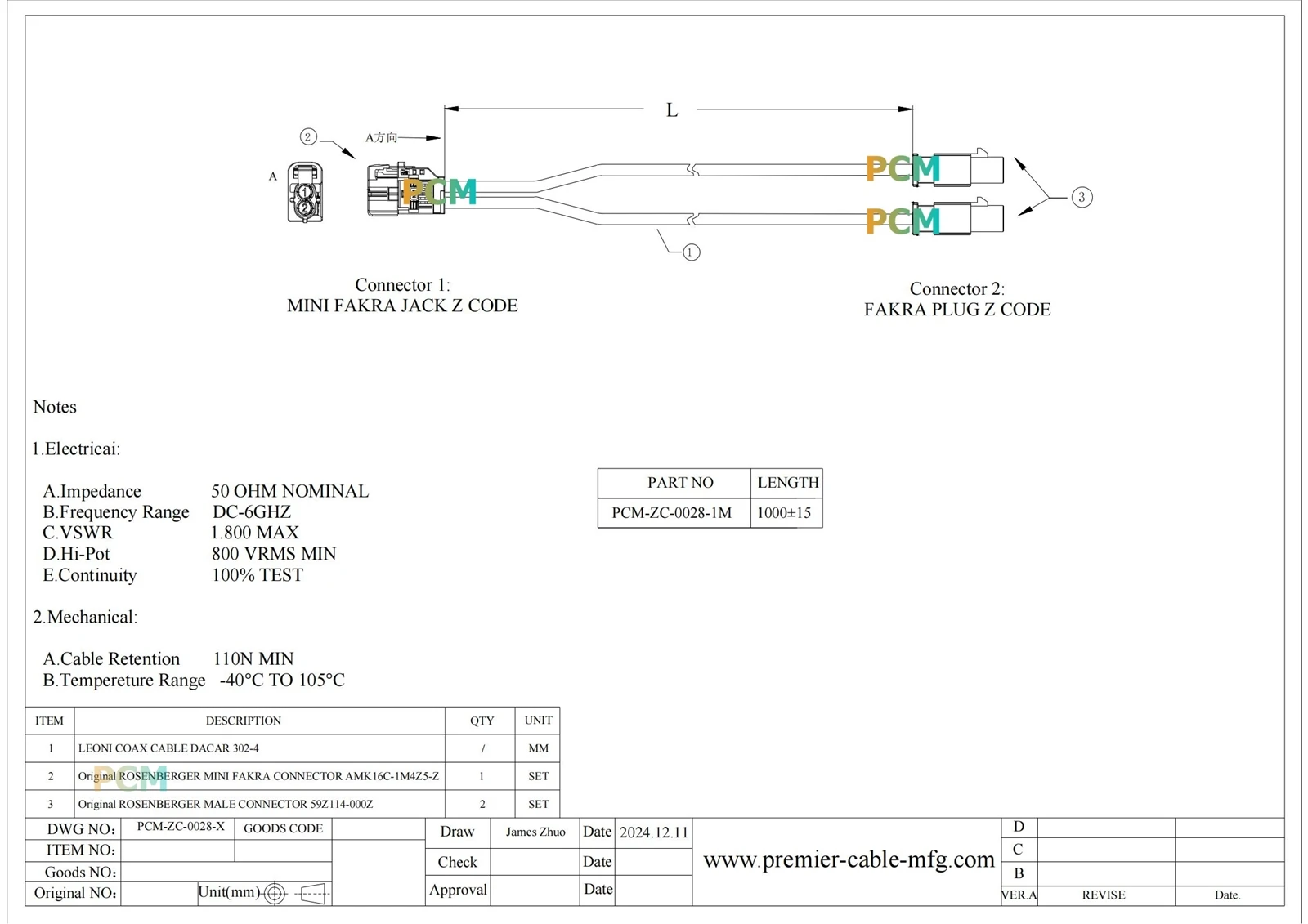ZCL016-028-X 1M-001 ZCL016-028-X 1M-001