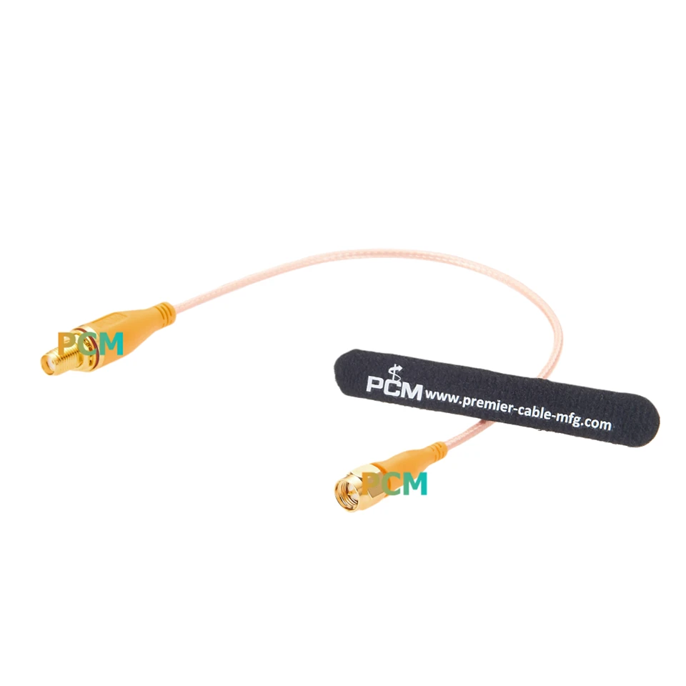 SMA To SMA Bulkhead Coaxial Cable RG316 factory